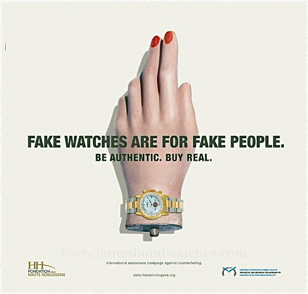 fake watches are for fake people